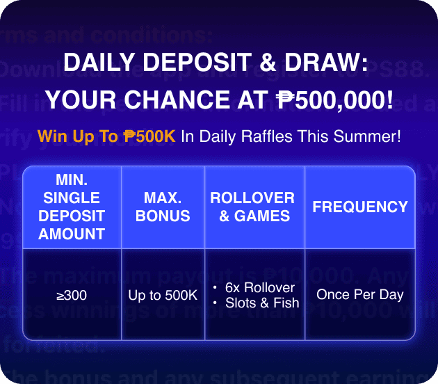 Daily Depost and Draw Mechanics